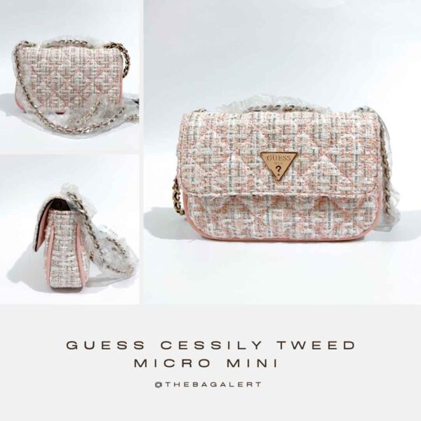 Cessily Tweed Micro Mini Bag