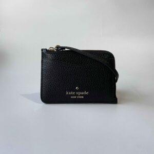 Leila Pebbled Leather Small Cardholder Wristlet