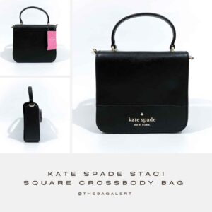 Staci Square Crossbody in Saffiano Leather