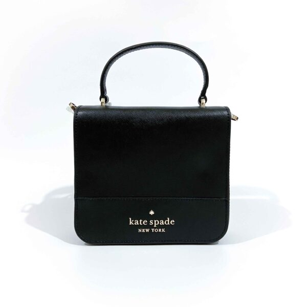Staci Square Crossbody in Saffiano Leather - Image 2