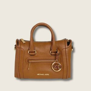 Carine Extra-Small Pebbled Leather Satchel