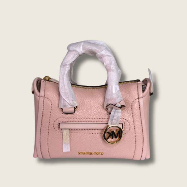 Carine Extra-Small Pebbled Leather Satchel