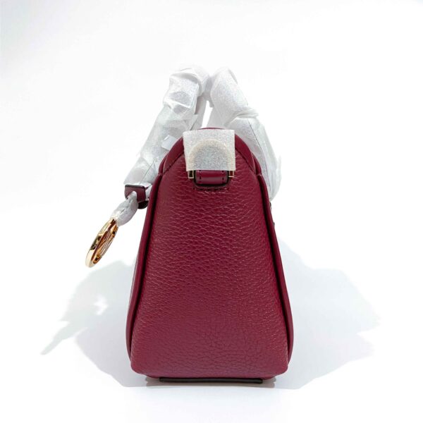 Carine Extra-Small Pebbled Leather Satchel - Image 3