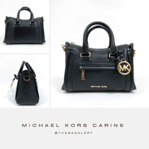 Carine Extra-Small Pebbled Leather Satchel