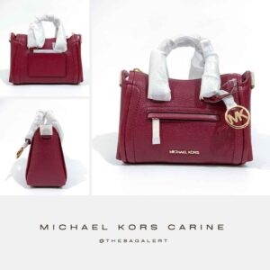 Carine Extra-Small Pebbled Leather Satchel