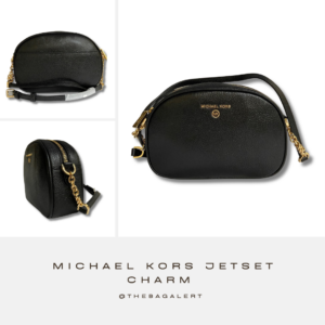 Jet Set Charm Small Pebbled Leather Crossbody Bag