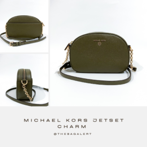 Jet Set Charm Small Pebbled Leather Crossbody Bag
