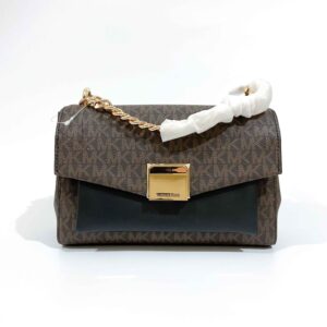 Michael_Kors_Lita_Medium_Two-Tone_Logo_Brown_Black1