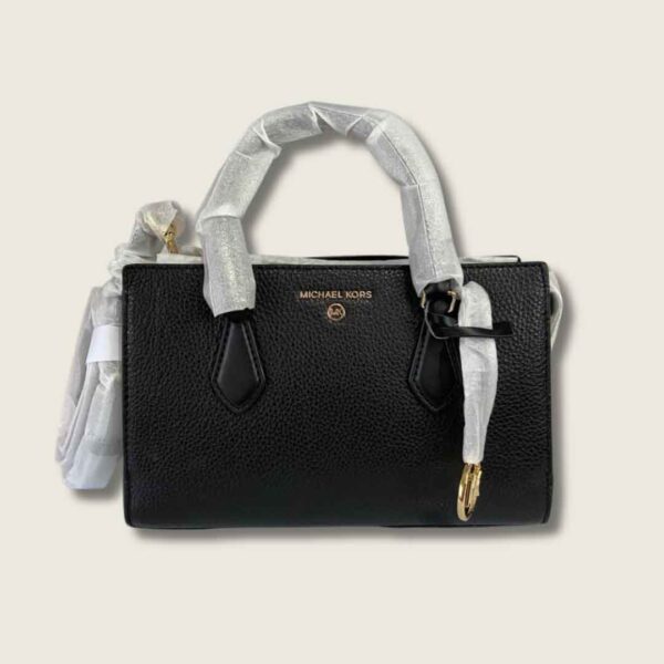 Valerie Small Pebbled Leather Satchel