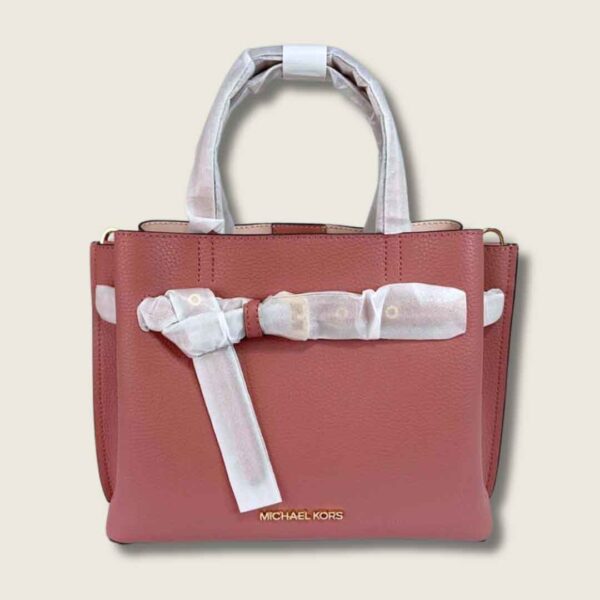Emilia Small Pebbled Leather Satchel