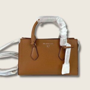 Valerie Small Pebbled Leather Satchel
